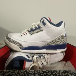 Nike Jordan 3 True Blue Size 9.5
