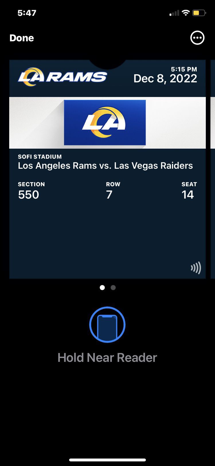 Raiders VS Rams 12/8