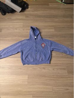 Valley Dreams Light Purple/Blueish Zip up-Large
