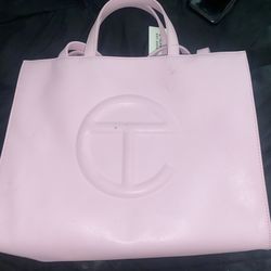 Bubblegum Pink Telfar Shopping Bag