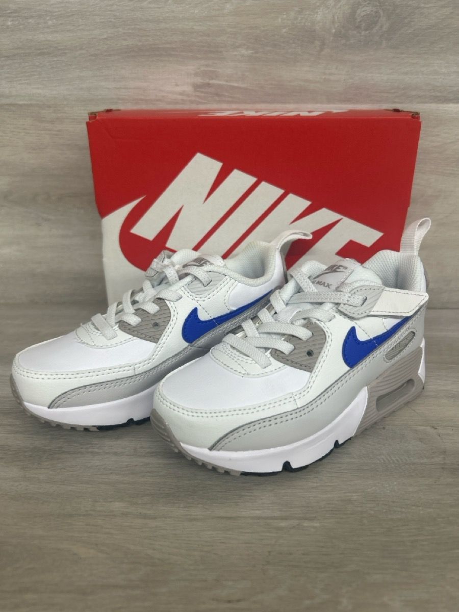 Nike Air Max 90 EasyOn HF6357 105 White/College Grey Size 11C (PO1022161)