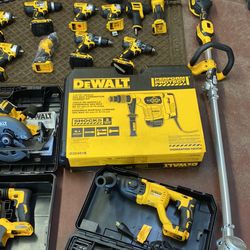 New tools, in good condition.  Prices vary, ranging from $120to $720 . dollars.  There is a one month guarantee, the money is not returned, only credi