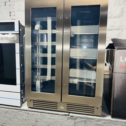 Zephyr 24" French Door Dual Zone Wine & Beverage Cooler PRWB24C32CG