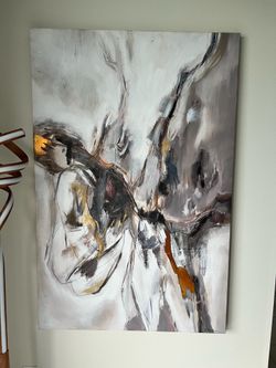 Modern Abstract Canvas 38x58 Artwork