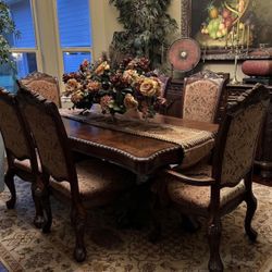 Dinning Room Table With 6 Chairs