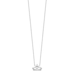 Crown Necklace Sterling Silver 
