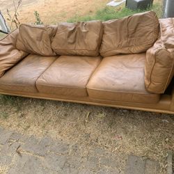 Free Leather Couch From Article