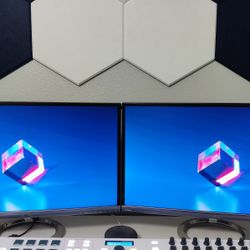 Two  Asus Monitors