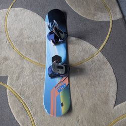 Burton Chopper Snowboard With Burton Bindings