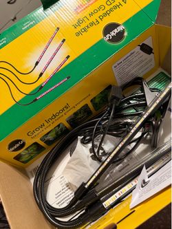 4 headed flexible LED grow light