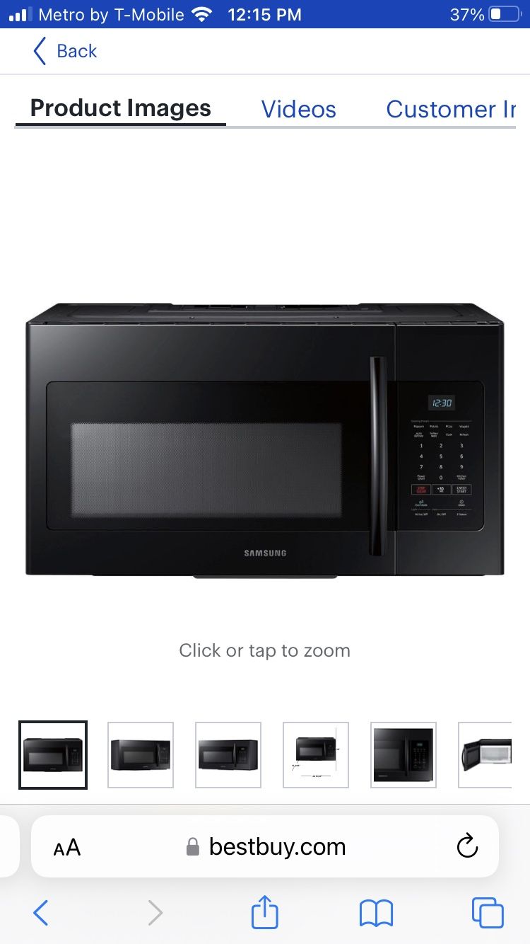 SAMSUNG MICRO - OVER RANGE ME16H702SEB