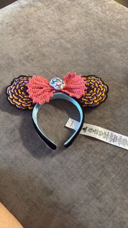 2022 Disney Park Minnie Ears Headband Coco Dia de Los Muertos Skull Day of Dead