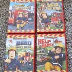 DVDs: FIREMAN SAM -- $10 each or all for $32