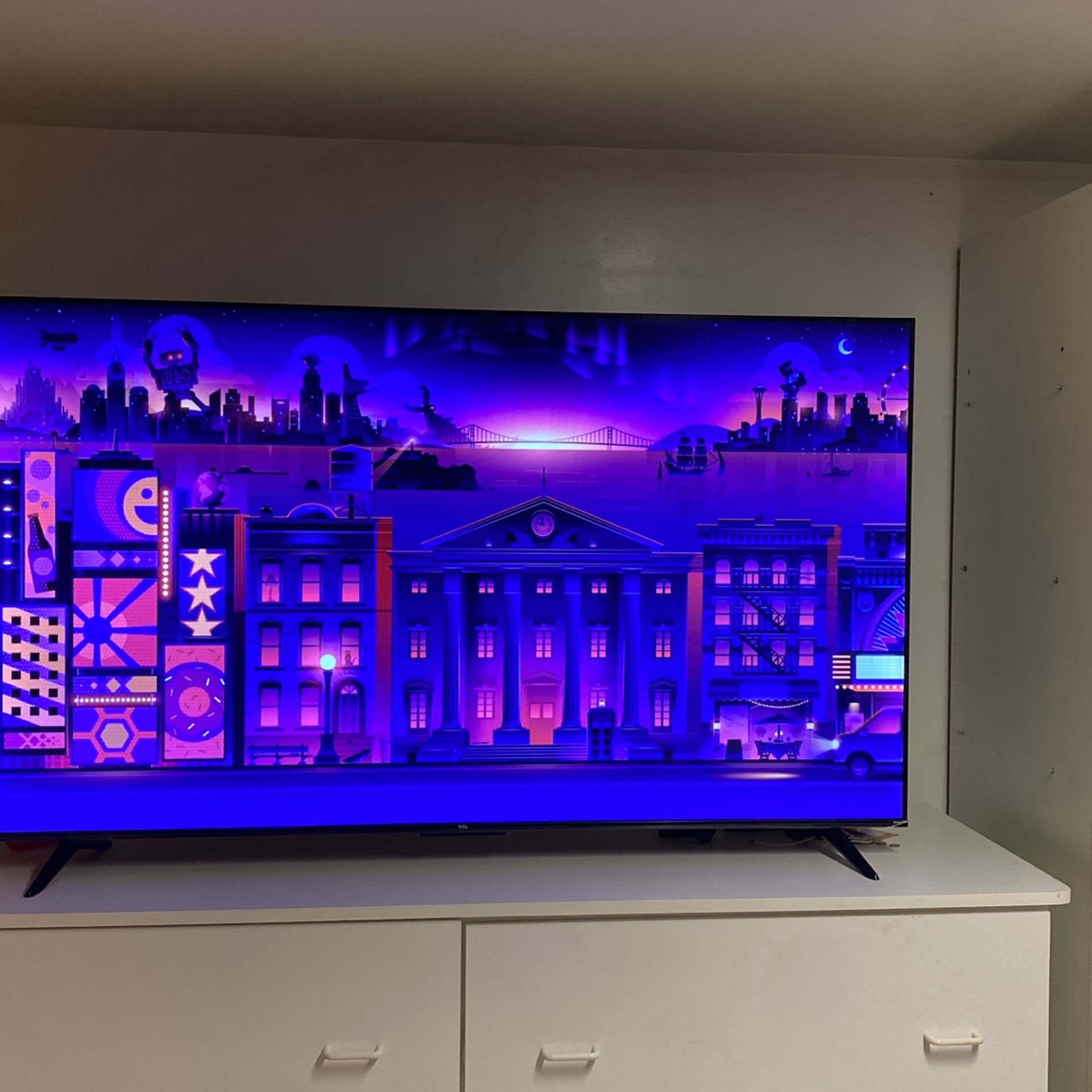 65” TCL Roku Smart TV