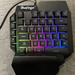 One -Handed RGB Gaming Keyboard 