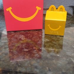 New, Collector's Limited Edition Lil' McDonald's Golden Mii Happy Meal Toy Box