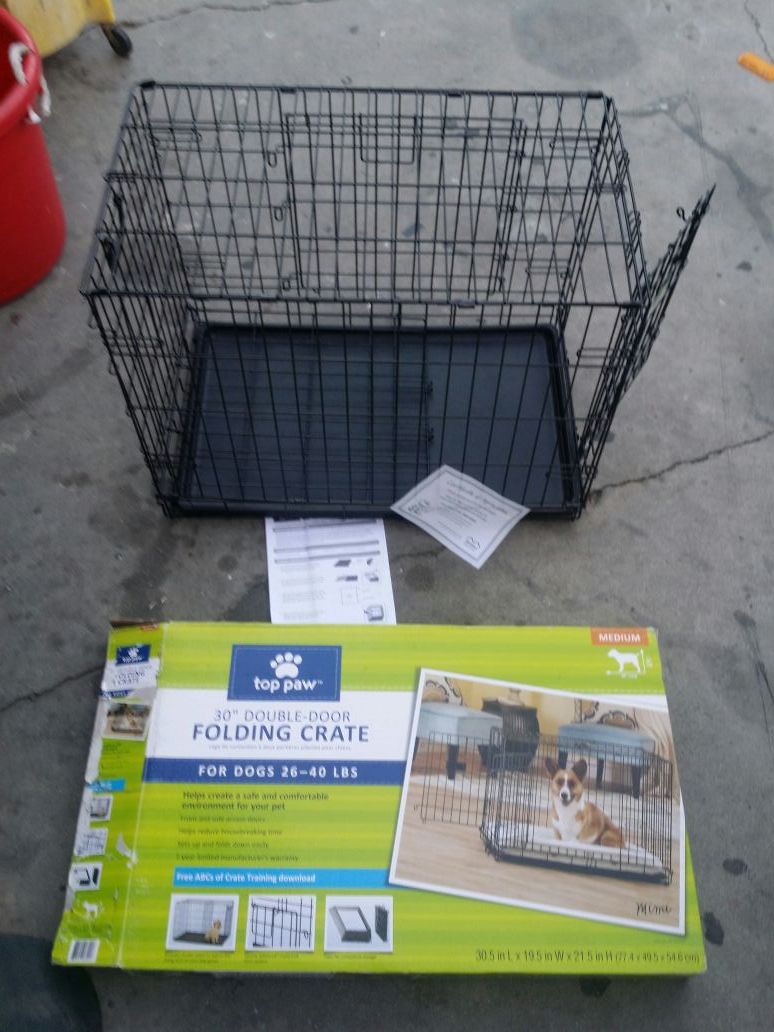 Top paw 30 folding 2024 crate