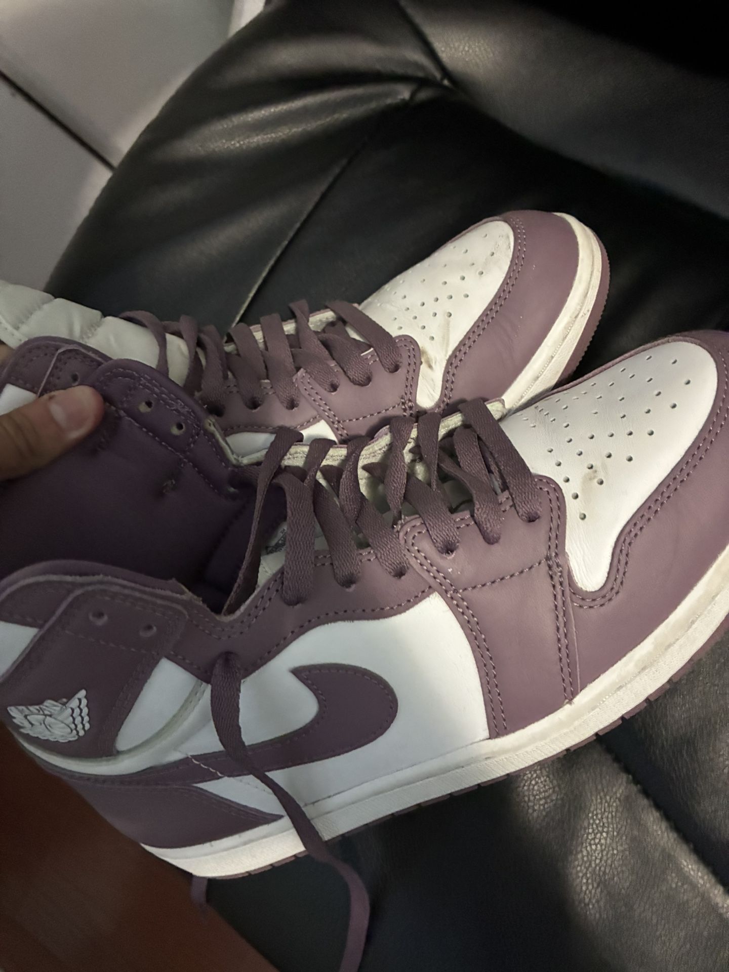 Air Jordan 1 Retro High OG White /mauve
