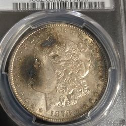 Toned 1878 S Morgan Dollar