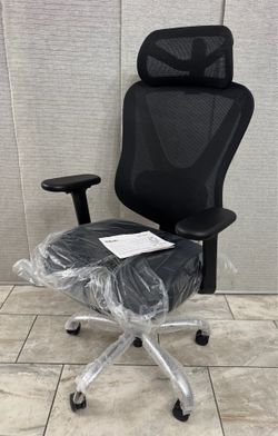 NEW HOLLUDLE Ergonomic Office Chair V Chair for Long Hours & Back Support