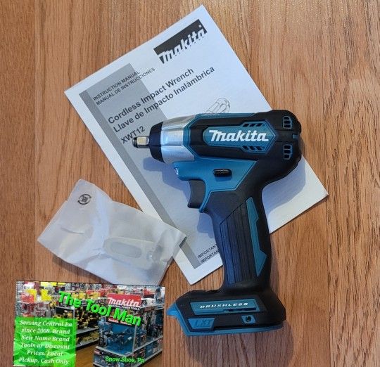 Makita 18v LXT Brushless Cordless 3/8" Impact Wrench Tool-only $85 FIRM PICKUP ONLY