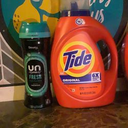 1-Detergent 80oz 1-Downy In Wash Booster 7.8oz All For $18