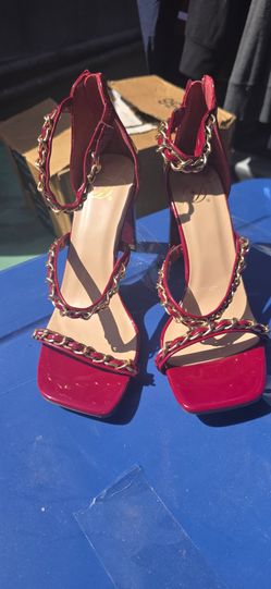 High heels Burgundy size 7