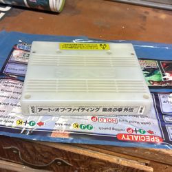 Original Neo Geo Art Of Fighting 3 Japanese Version Arcade Video Game White SNK Cartridge Pcb 