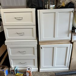 Custom Office Bedroom Garage SOLID wood Cabinetry 27” Files Storage