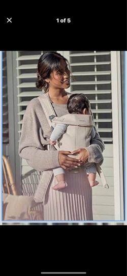 BabyBjörn Baby Carrier Mini + snuggle me Cotton Cover