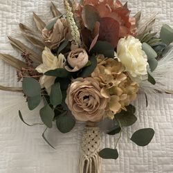 Wedding Bouquet Artificial Flowers Boho 
