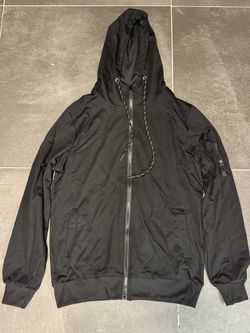 Black Tracksuit Set — Zip Hoodie + Joggers