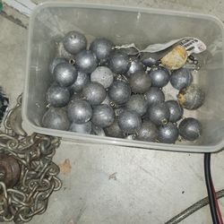 Cannonball Fishing Weights 8oz And 10oz