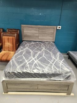 Full Bed Frame With Mattress 