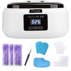 New Paraffin Wax Machine Warmer Moisturizing Spa Hand Pain Remedy Large Capacity 2 Lbs of Wax Soft Skin Manicure