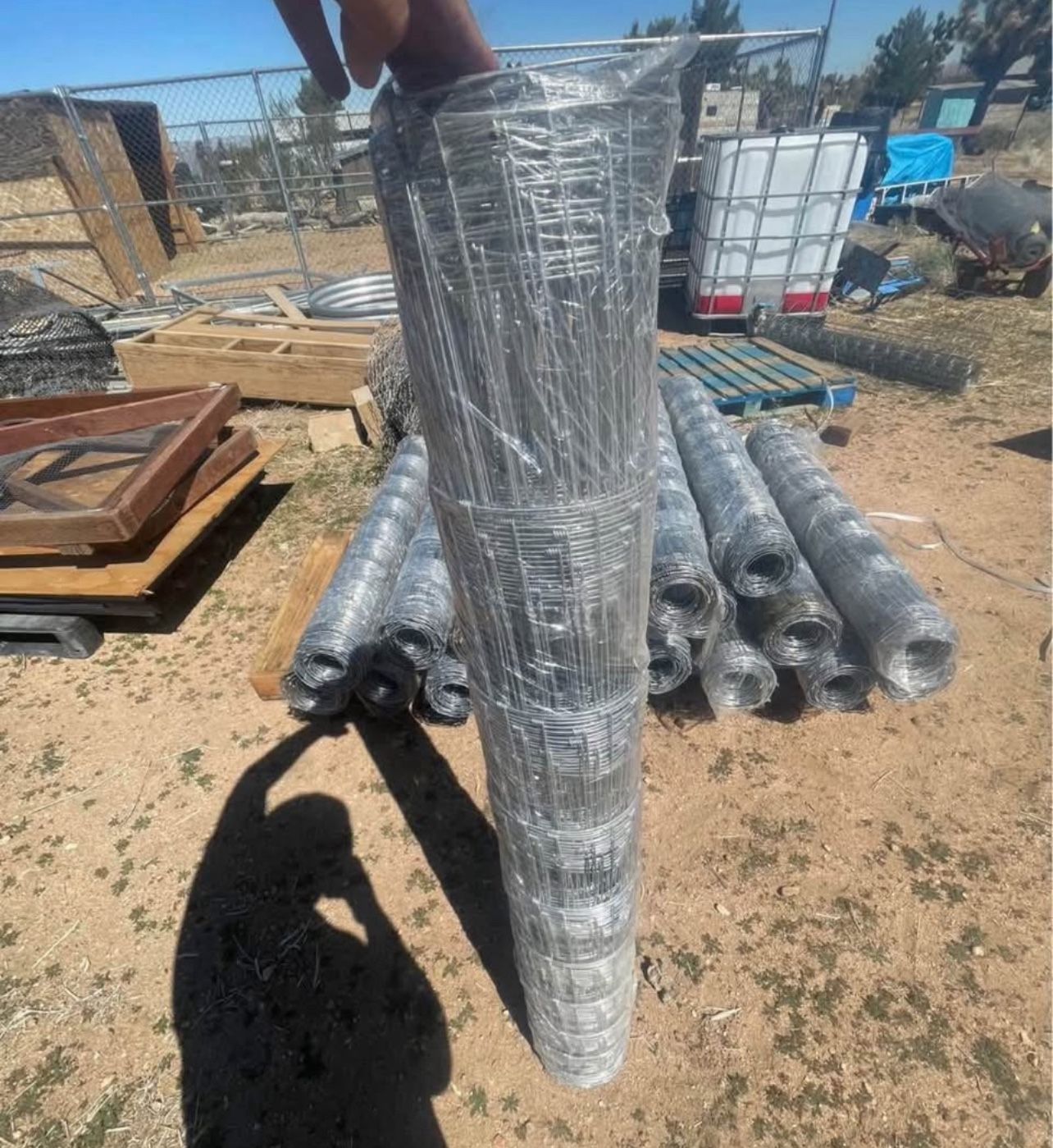 Galvanized Field Fence