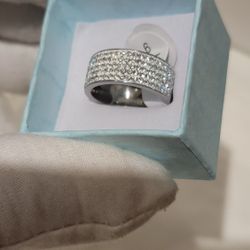 Luxury Cz Diamond Ring Size 6