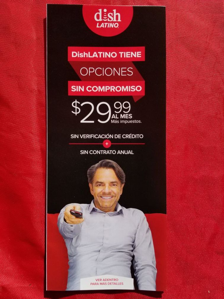 Dish latino SIN CONTRATO!!!!!!