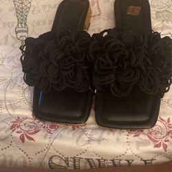 New Black Sandal