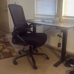 Rising Desk & Office Chair
