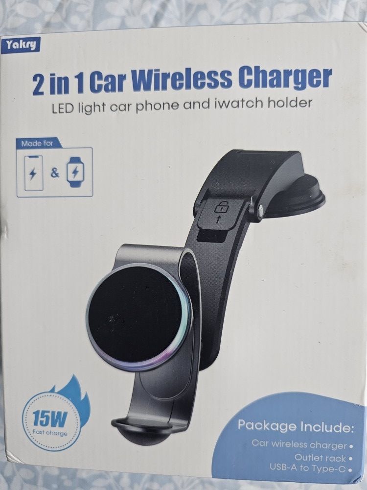 Apple watch/iphone 2in1 Magsafe car charger