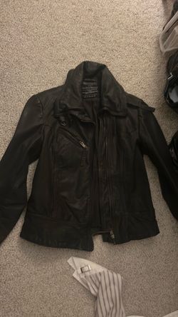 Leather jacket size 6 all saints