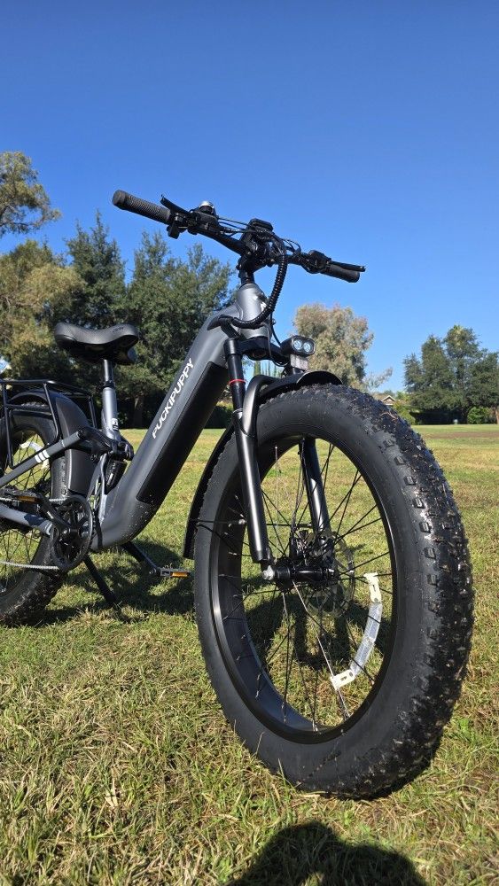 Fat Tires Mountain Electric Bike Full Suspension