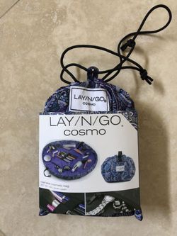 LAY / N / GO Cosmo Drawstring Cosmetic And Makeup Bag