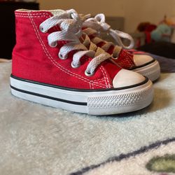Red Converse Size 4C  $15