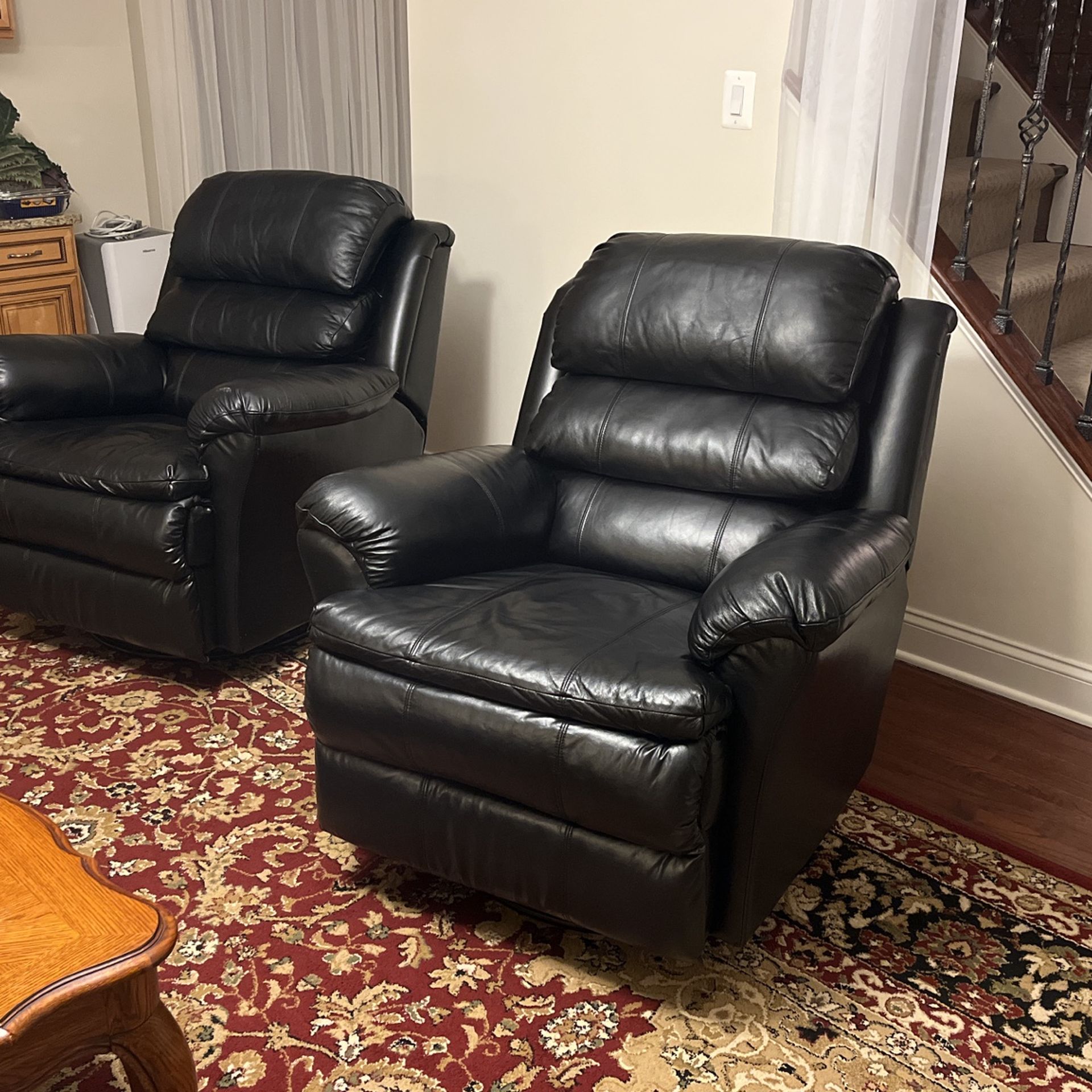 Recliners Pair Leather