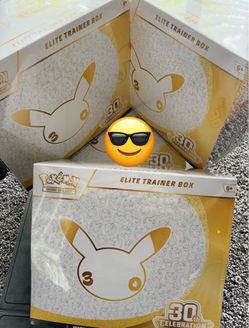 3 Pokemon 30th Anniversary Etb 380$ For all 3