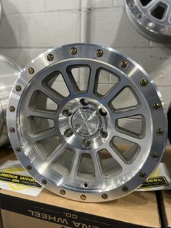 17”x9” BRIGHT MACHINED ZINC BOLTS WHEELS FOR SALE!!!!!