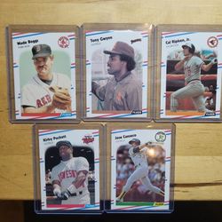 1988 Fleer Baseball Complete Set***Tom Glavine RC***