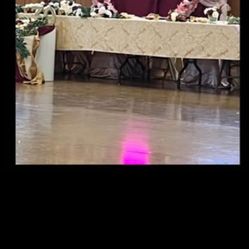 Gold Jacquard Banquet Tablecloth